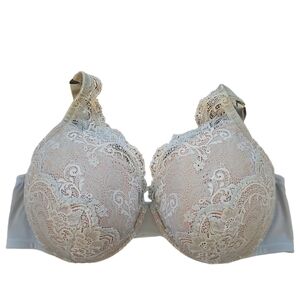 Thirdlove sz 42 E seafoam green lace underwire 24/7 lace contour plunge bra